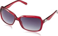 GUESS Women's GUF226RO-35GU0226FP48 Sunglasses - Red