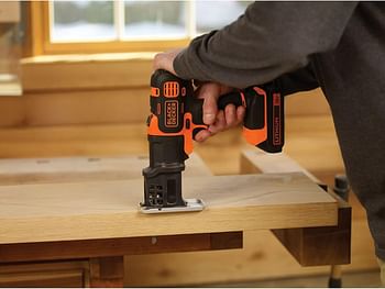 Black & Decker multi-evo multitool jigsaw attachment, mtjs1-xj -orange/black