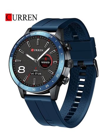 CURREN 6001 Intelligent full touch screen waterproof smart watch For Men's & Women's - Black