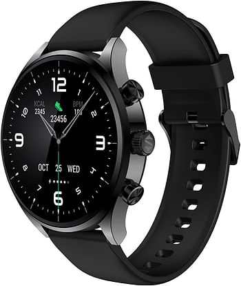 Black Shark S1 Classic Smartwatch 1.43 AMOLED 12 Days Battery Life Game Health Monitoring NFC Magnetic Charging Fully Washable Black