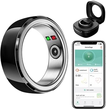 SKY LAND Smart Fitness Ring a lightweight Sleep Health Monitor Ring with Sleep Quality Detection 24/7 | Waterproof 5ATM -EM-217-20