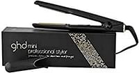 GHD Mini Styler 0.5" Flat Iron Hair Straightener, Professional & Advanced Ceramic Heat Technology, Optimum Styling Hair Straightening Iron for Short Hair, Tight Curls, & Bangs