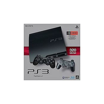 Sony PlayStation 3 Slim 320GB + 2 controller FREE, Offline Softwear + pre-installed games