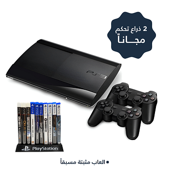 Sony PlayStation 3 SuperSlim 500GB + 2 controller FREE, Offline Softwear + pre-installed games