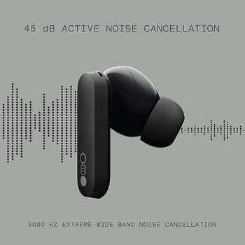 CMF by Nothing Buds Pro Wirelesss Earphones with 45 dB ANC- Black