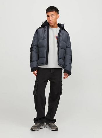 Otis Puffer Jacket Large Size - Asphalt