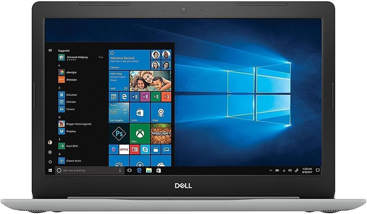 DELL INSPIRON 5570 Core i5-8130U 1.60GHZ 8GB RAM 128GB SSD+1TB HDD 15.6 Inch English Keyboard Windows 10 - Silver