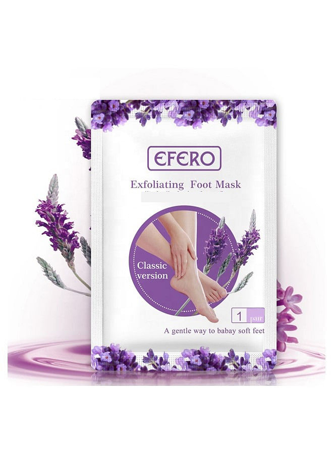 Foot Peeling and Exfoliating Mask Dead Skin Removing Sock - Lavender