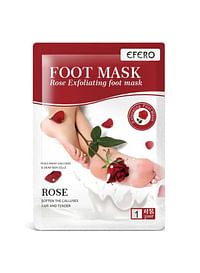 Foot Peeling and Exfoliating Mask, Dead Skin Removing Sock - Rose