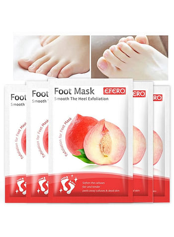 Foot Peeling and Exfoliating Mask, Dead Skin Removing Sock - Olive