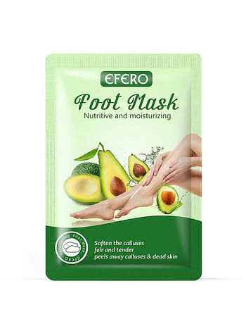 Foot Peeling and Exfoliating Mask, Dead Skin Removing Sock - Olive