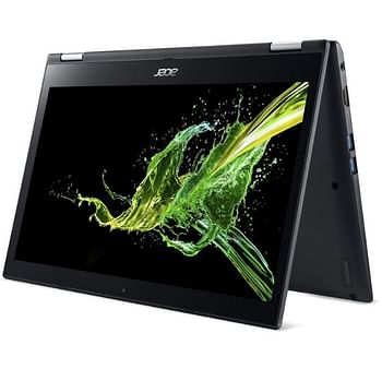 Acer spin sp314-52 14 inch Display Touchscreen Intel Core i3 8th Gen 2.10GHZ 4GB Ram 512GB SSD English and Arabic Keyboard - Black