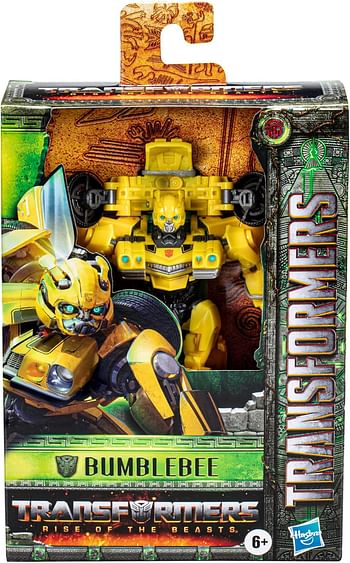 Transformers Toys Transformers: Rise of the Beasts Movie, Deluxe Class Bumblebee Converting Action Figure for ages 6 and up, 5-inch Toy Figure For Kids