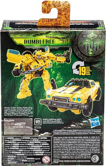 Transformers Toys Transformers: Rise of the Beasts Movie, Deluxe Class Bumblebee Converting Action Figure for ages 6 and up, 5-inch Toy Figure For Kids