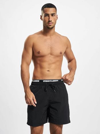 Urban Classics Men Two in One Swim Shorts Short pack of 1