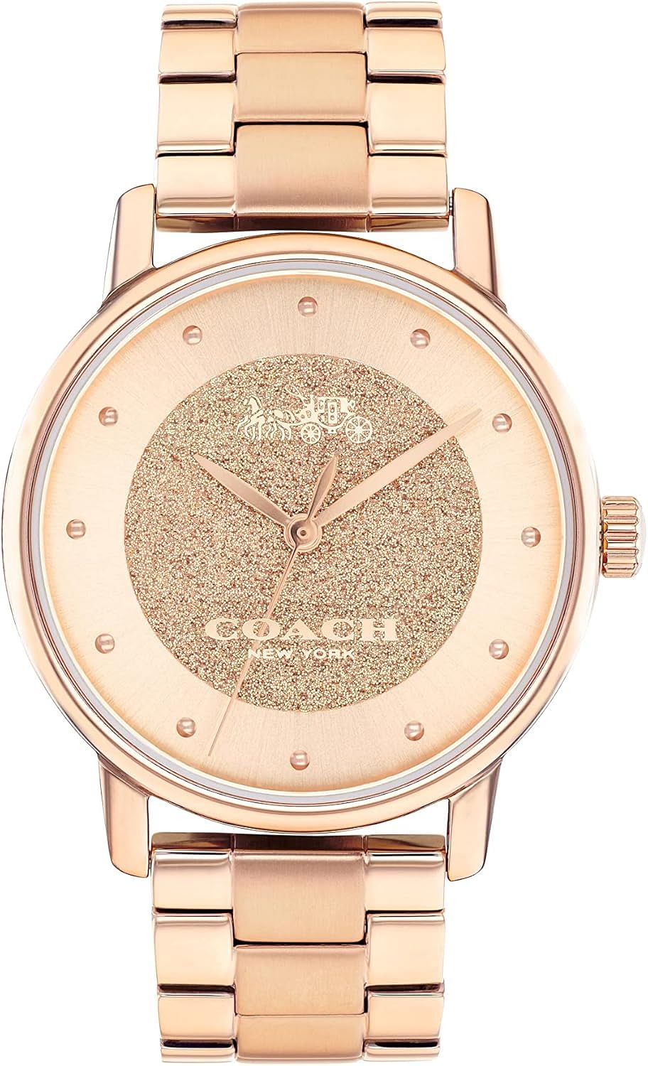 Coach Grand Women's Watch Analog - Gold | Pink