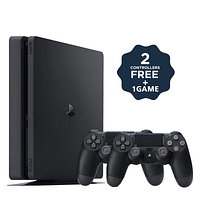 Sony PlayStation 4 Slim 500GB + 2 controllers FREE and 1 game