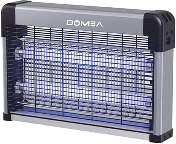 Domea Electric Insect Killer With Insulated Aluminium Panel With Removable Insect Collecting Tray - White