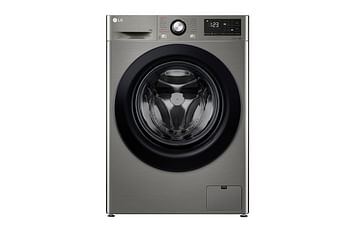LG Vivace Washer Bigger Capacity AI DD Steam ThinQ 9KG Stainless F4R5VYL2P - Silver