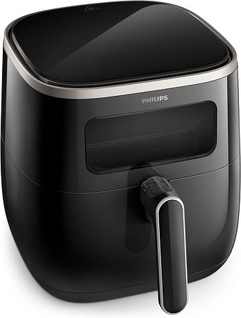 Philips Airfryer 3000 Series XL - Digital Window, 5.6L, RapidAir Technology, See-Through Cooking Window - HD9257/80