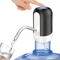 Your Daily's Water Dispenser, USB Rechargeable Electric Drinking Water Pump for Jugs, BPA Free, Stainless Steel, Portable and Easy to Use