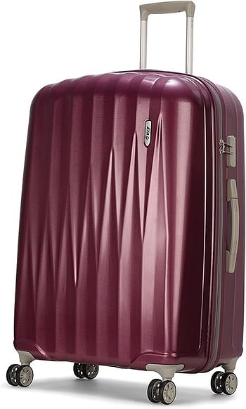 Vip Unisex Zapper Plus Hard Shell Spinner Wheels Luggage, Red, 23 X 35 X 55 Cm