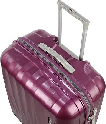 Vip Unisex Zapper Plus Hard Shell Spinner Wheels Luggage, Red, 23 X 35 X 55 Cm