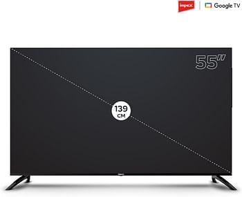 Impex 55 Inch FHD Google Smart TV with Dolby Vision Atmos and Dolby Audio, DTS HD, Built-in Chromecast, 2GB RAM, 8GB ROM, HDMI ARC, Super Slim Design with Voice Remote - evoQ 55S4RLC2