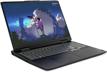 Lenovo Ideapad Gaming3 16IAH7 with 16in WUXGA (1920x1200) 165Hz Display, Intel Core I7-12650H, 16GB RAM,512GB SSD, NVIDIA RTX 3060 6GB GDDR6,Windows 11,English - Arabic Keyboard Onyx Grey [82SA0076AX]