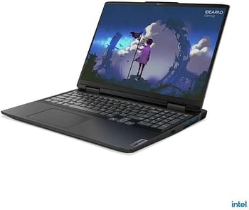 Lenovo Ideapad Gaming3 16IAH7 with 16in WUXGA (1920x1200) 165Hz Display, Intel Core I7-12650H, 16GB RAM,512GB SSD, NVIDIA RTX 3060 6GB GDDR6,Windows 11,English - Arabic Keyboard Onyx Grey [82SA0076AX]