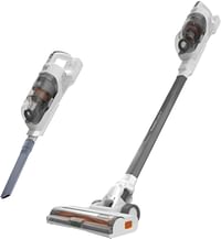 BLACK+DECKER Powerseries+ Cordless Stick Vacuum Cleaner, 18V 1.5Ah Battery, 33 Minutes Runtime, 2 Speed, Beater Bar, White - Bhfea515J-Gb