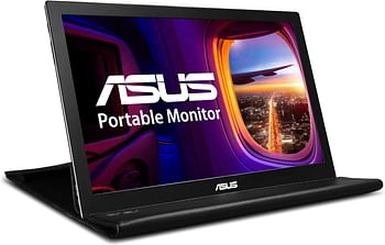 ASUS MB168B Portable Monitor WLED/TN 15.6 inches USB-powered - Black
