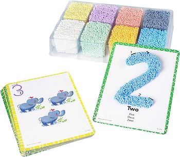 Educational Insights Playfoam Shape & Learn Numbers Set: Non-Toxic, Never Dries Out - Preschoolers Practice Numbers Recognition & Formation - Perfect For Ages 3 And Up