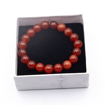 Alpine Crystals Matte Cherry Quartz 10mm Crystals Bracelet Subtle Elegance