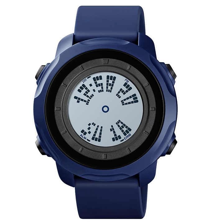 Skmei 1571 Men's Digital Watch Alarm Date Stopwatch 48mm - Blue