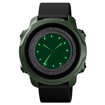 Skmei 1571 Men's Digital Watch Alarm Date Stopwatch 48mm - Black, Green