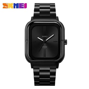 SKMEI 2275 Quartz Wristwatches With Luminous Pointer 30m Waterproof Fashion Watch For Men - Black