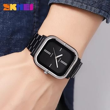 SKMEI 2275 Quartz Wristwatches With Luminous Pointer 30m Waterproof Fashion Watch For Men - Black