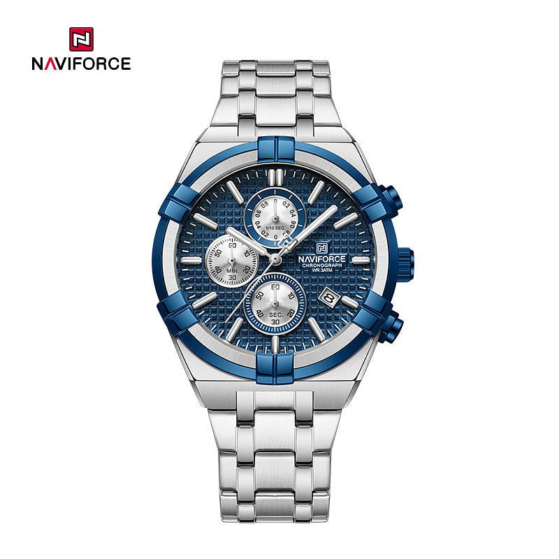 NAVIFORCE NF8042 Multi-function Chronograph Watch Fashion Waterproof Luxury Gift Luminous Men’s Watch - S\BE\S