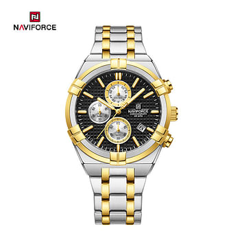 NAVIFORCE NF8042 Multi-function Chronograph Watch Fashion Waterproof Luxury Gift Luminous Men’s Watch - S\W\RG