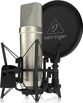 Behringer TM1 Complete Microphone Recording Package - Grey