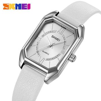 SKMEI Quartz Wristwatches With 30m Waterproof Fashion Watch For Women 2238 -Silver