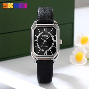 SKMEI Quartz Wristwatches With 30m Waterproof Fashion Watch For Women 2238 -Silver