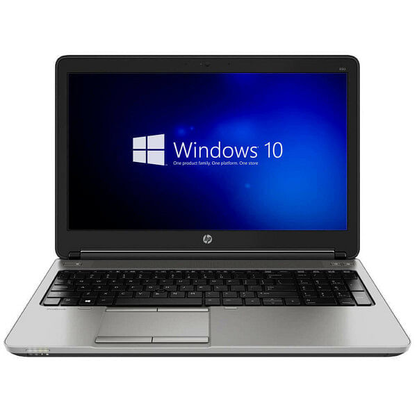 HP ProBook 650 G1 Laptop 15.6 Inch 5th Generation Windows 10 Intel Core i5 Webcam 500GB HDD - 8GB RAM - Black