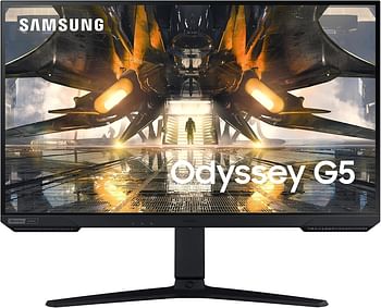 SAMSUNG Odyssey G50A Series 27-Inch WQHD (2560x1440) Gaming Monitor, 165Hz, 1ms, IPS Panel, G-Sync, HDR10 (1 Billion Colors) (LS27AG500PNXZA)