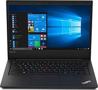 Lenovo ThinkPad Edge E490 Laptop 8th Generation i3 8265U 1.6Ghz 8GB RAM 256GB SSD, 14.0 HD Display Keyboard English Arabic Sticker Windows 10 Pro - Black