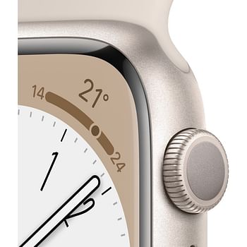 Apple Watch Series 8 (41 mm - GPS) Aluminum Case starlight