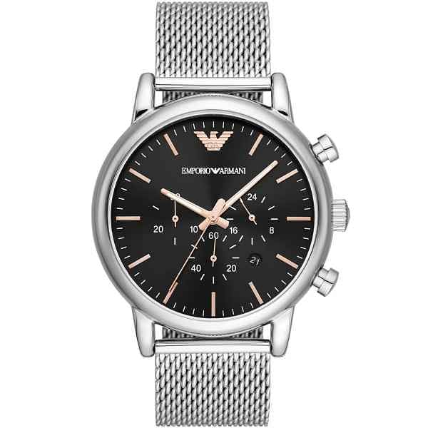 Emporio Armani Watch For Men AR11429 - Silver Black