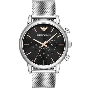 Emporio Armani Watch For Men AR11429 - Silver Black