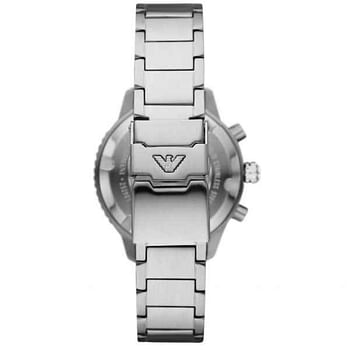 Emporio Armani Watch Men Diver AR11360 - Silver Black